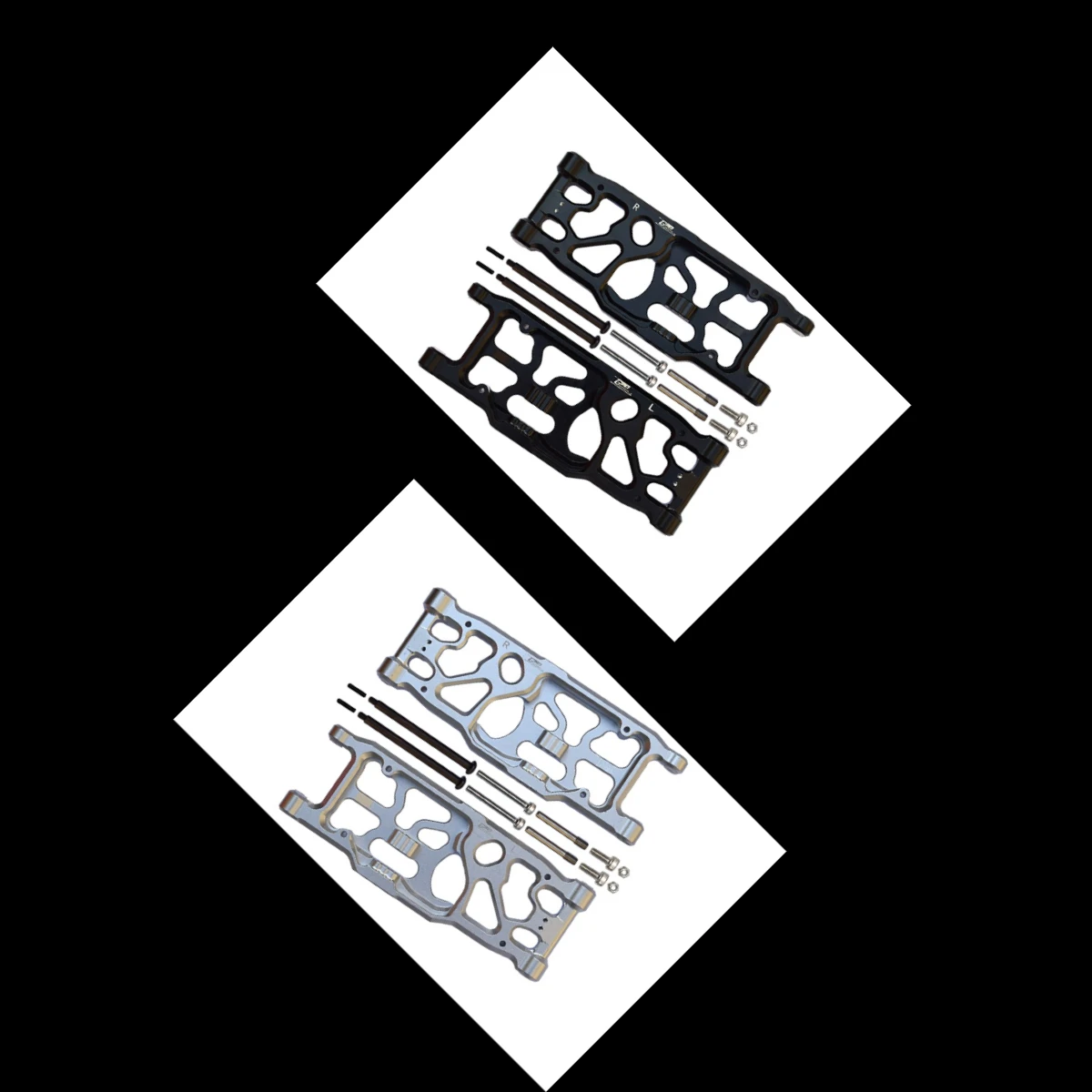 Bracciones inferiores traseros de aleación GPM ARRMA 1/5 Kraton 8S / Kraton EXB / Outcast 8S EXB ARA5810. ARA5210