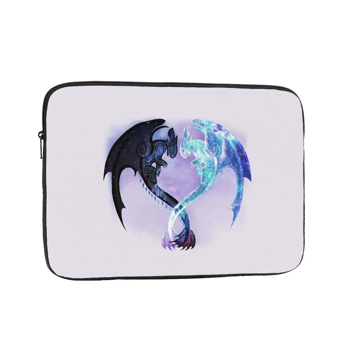 Dragon Heart Toothless And Light Fury  Case Pouch 10 12 13 15 17 Inch Notebook Sleeve Cover Bag Tablet Shockproof Case Bag
