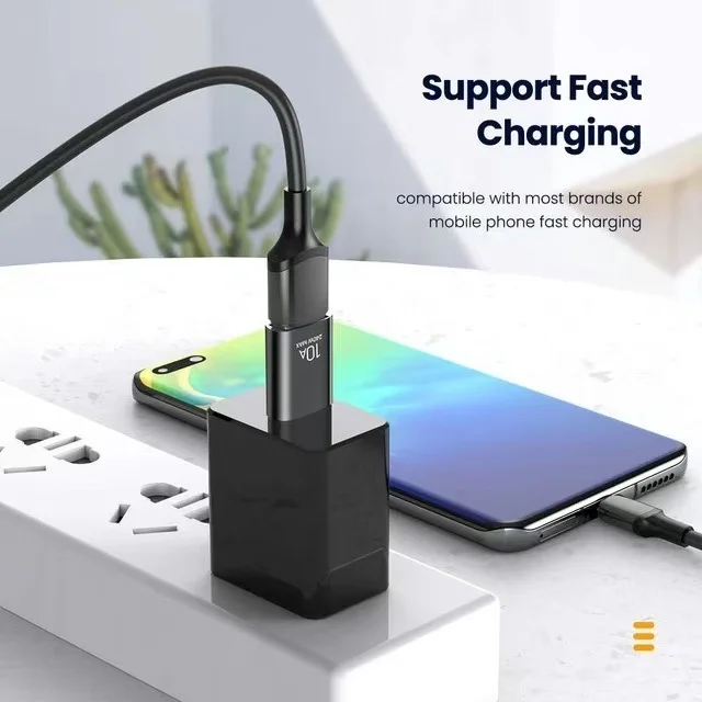 10A OTG USB 3.0 To Type C Adapter USB Female To Type c Male Fast Charging adapter OTG USB C For Xiaomi Samsung Laptop PC, image 4