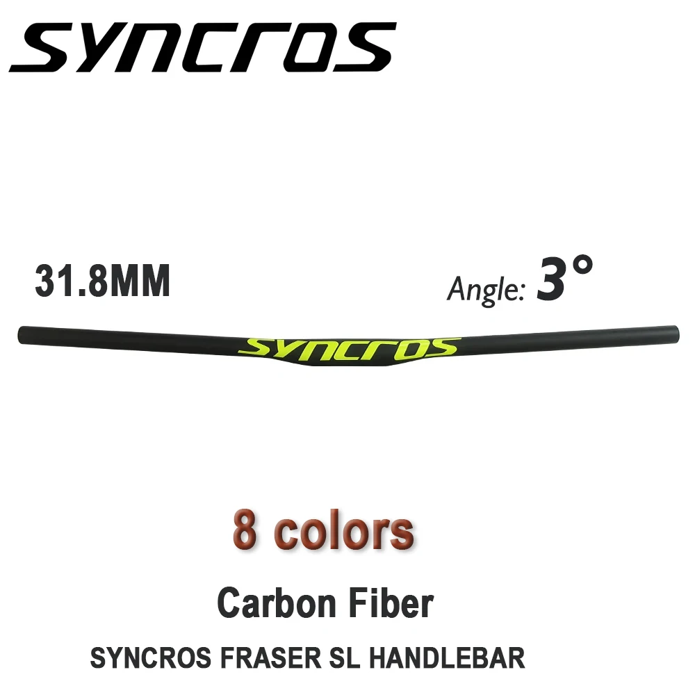 

Syncros 3Degree Carbon Fiber MTB Handlebar Mountain Bike Cycling Flat Bar 31.8mm 740mm Bicycle Parts