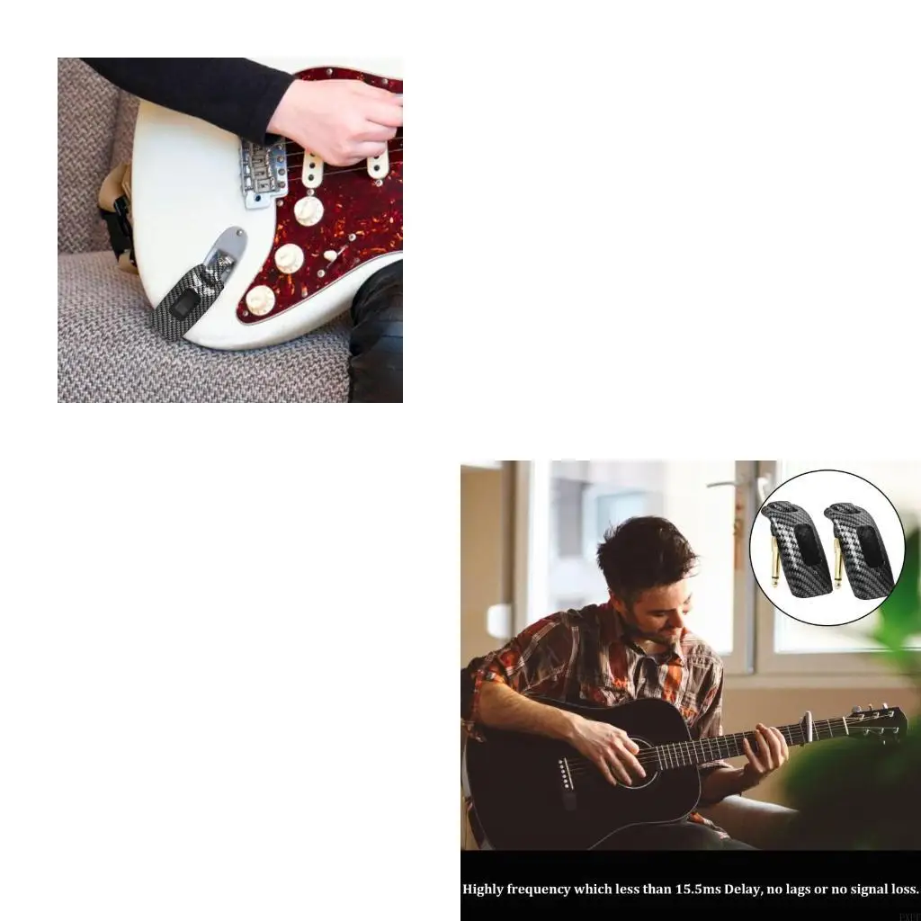 

Guitar Transmitters Receiver Wireless Guitar System for Electric Guitar, Bass