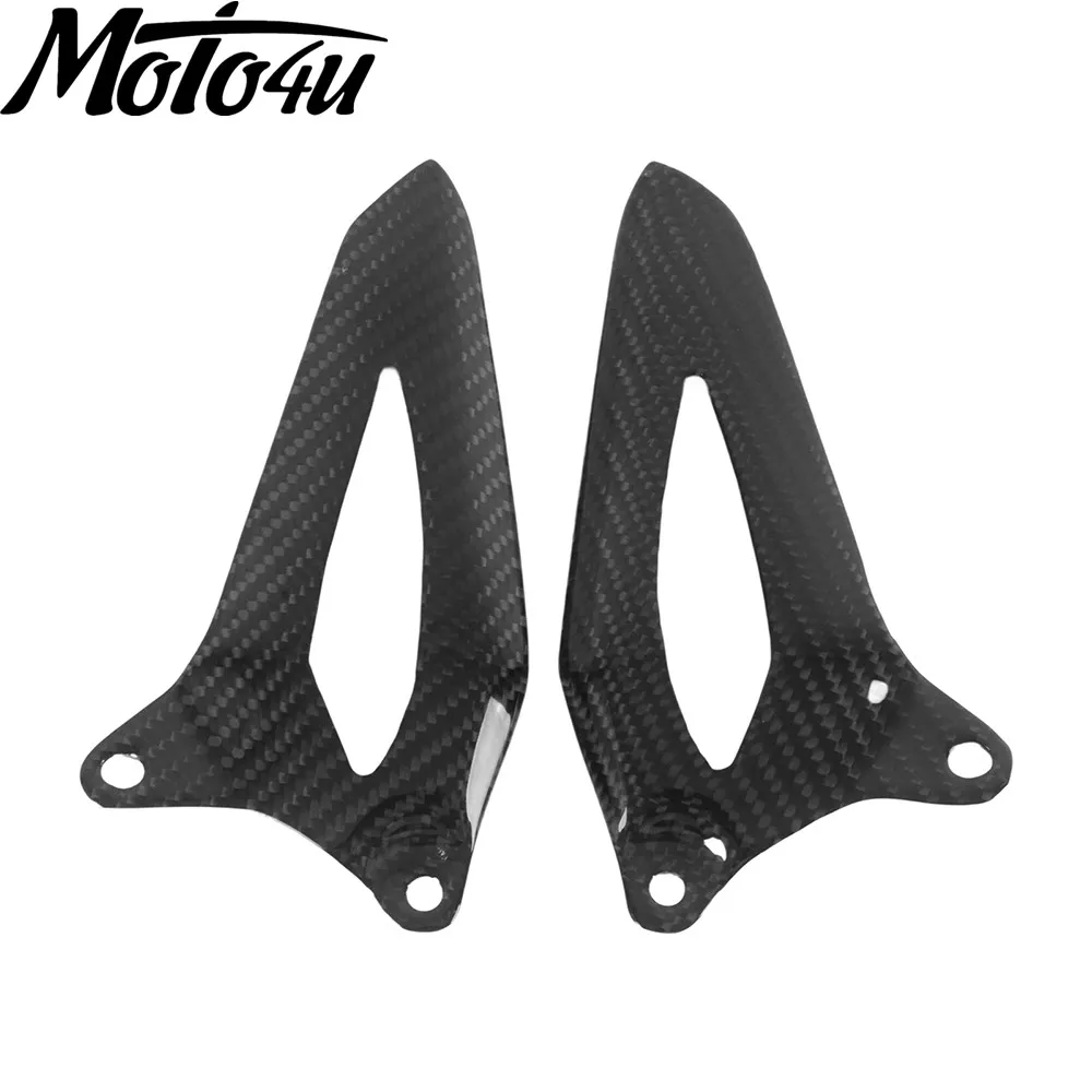 

Carbon Fiber Motorcycle Heel Guards Cover Cowlings For Triumph Speed Triple 1200