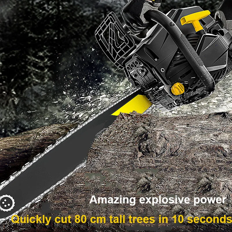 Gasoline Chain Saw Gasoline Logging Saws Home And Outdoor High-Power Electric Chain Saws Fruit Tree Power Tree Cutter 12.8KW