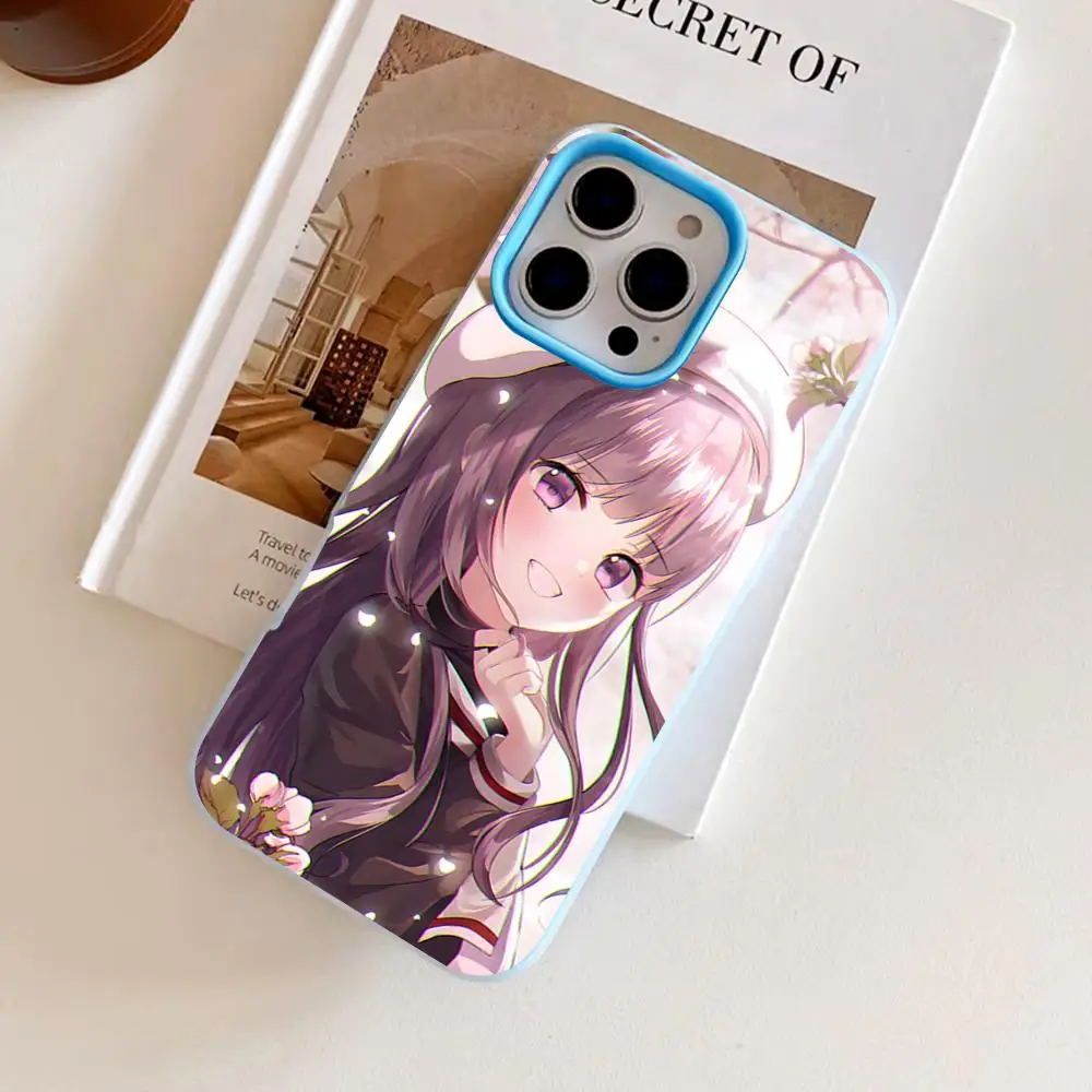 

Cardcaptor Daidouji Tomoyo Phone Case for iPhone 17 16 15 14 13 12 11 Air Pro Max Plus Jelly Dual Layer Light Blue Cover