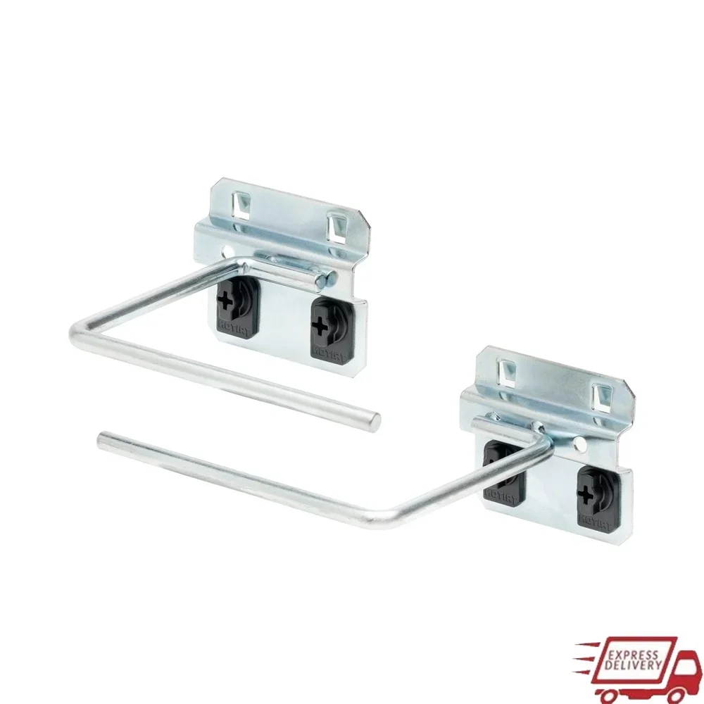 Durable Paper Towel Holder Steel Pegboard Hook Excellent Storage Organizer Home Garage Shop 1 Pack