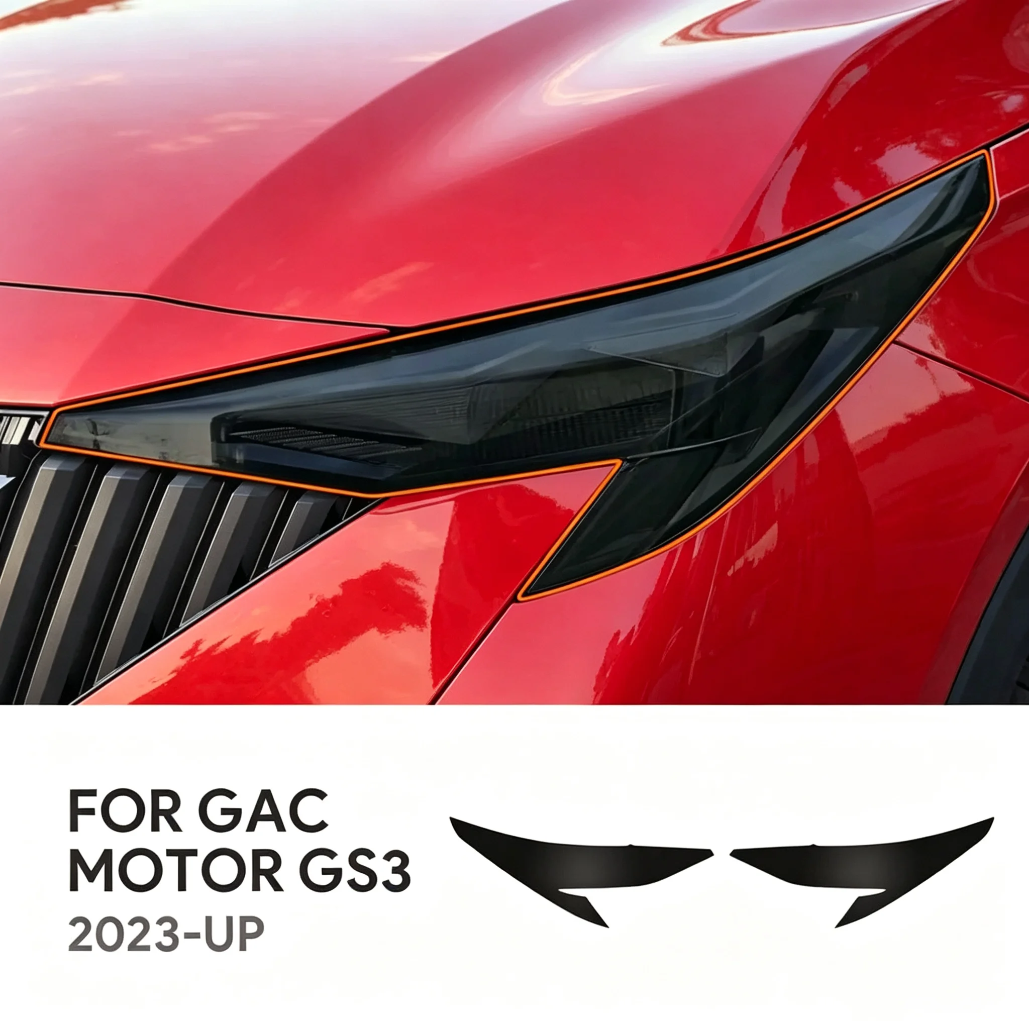 TPU Transparent Protection Film For GAC Motor GS3 2023-2025 Headlight Rearview Door Handle PPF Anti Scratch Exterior Film
