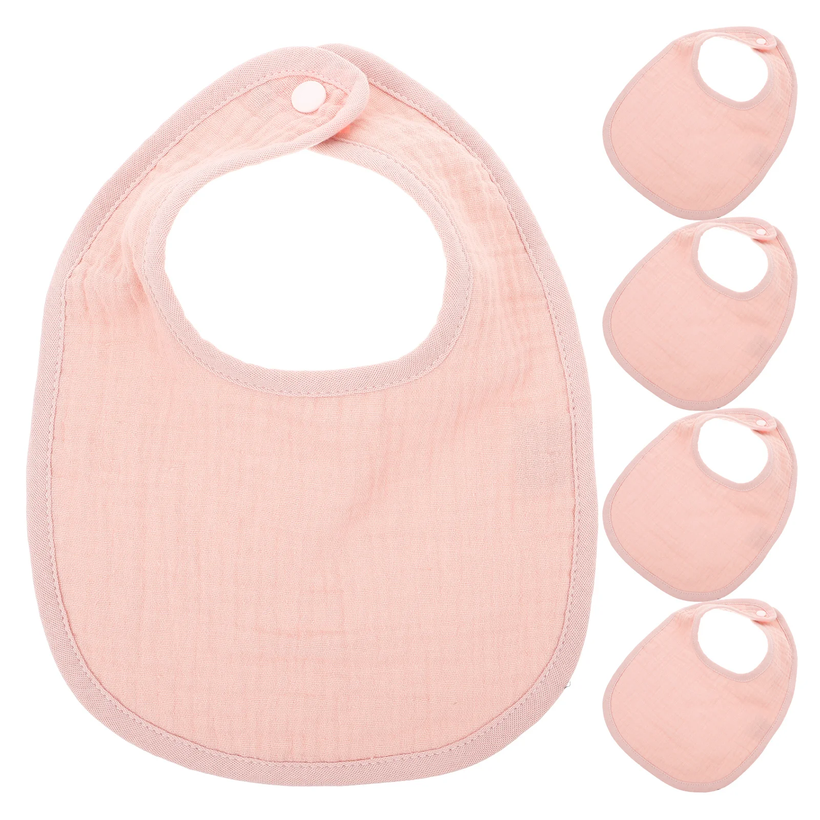 

5 шт., хлопковые детские нагрудники для кормления малышей, слюнявчики, полотенца, многоразовые удобные нагрудники для новорожденных, мягкий нагрудник для детей