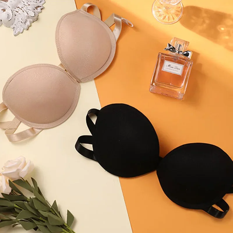 Sexy Women Strapless Bra Romantic Temptation Push Up Invisible Bralette Non-slip Breast Backless Brassiere Lingerie Tops