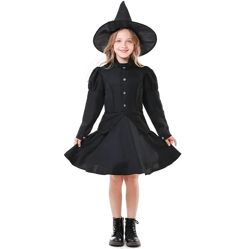 

New Halloween Children Witches Magic Witch Cosplay Costume