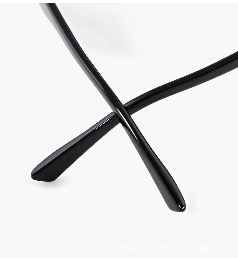 Mode Koreanische Persönlichkeit Ins Trend Schwarz Quadratischen Rahmen UV400 Sonnenbrille für Unisex Straße Sonnenbrille – Detail 7