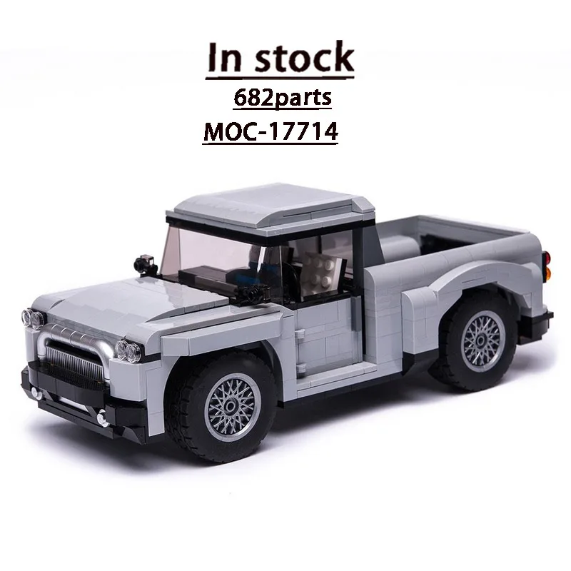 

MOC-17714 New Urban Cargo Truck Building Block Model 682 Parts MOC Creative Boys' Children's Birthday Building Block Toy Gift