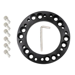 Universal Aluminum Alloy Steering Wheel Hub PCD Adapter Spacer Kit For Momo OMP SPARCO ITALVOLANTI  6 x 70mm PCD Car Accessories