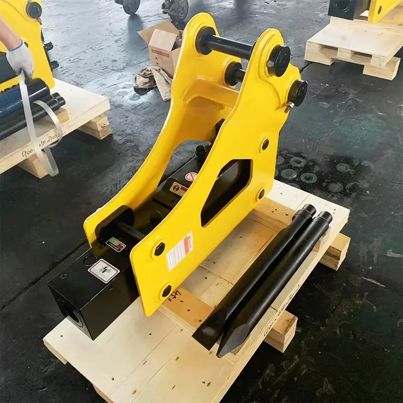 High Performance Mini Excavator Hydraulic Hammer Professional Vibratory Pile Driver Breaking Hammer Attachment for Excavators