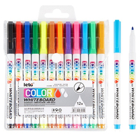 12 Color Whiteboard Markers Pen Fine Tip Dry Erase Marker Pen for Kids Graffiti Writing Drawing Office School Calendar Boards