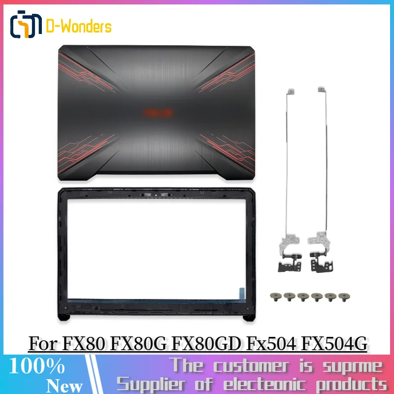 Laptop LCD Back COVER/Front Bezel/Palm Rest COVER/Bottom Base Case For TUF Gaming ASUS FX504 FX504G FX504GD FX80 FX80G FX80GD