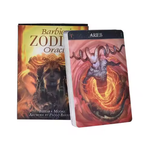 2025 New Barbieri Zodiac Oracle Tarot 26 Cards Deck Mysterious Guidance Divination Fate Family Party Bo