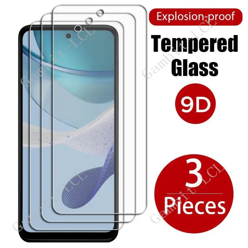 3Pcs Tempered Glass For Motorola Moto E13 G13 G23 G53 G73 5G E22i E22 E22s E32 E32s G22 G32 G42 G52 Screen Protector Cover Film