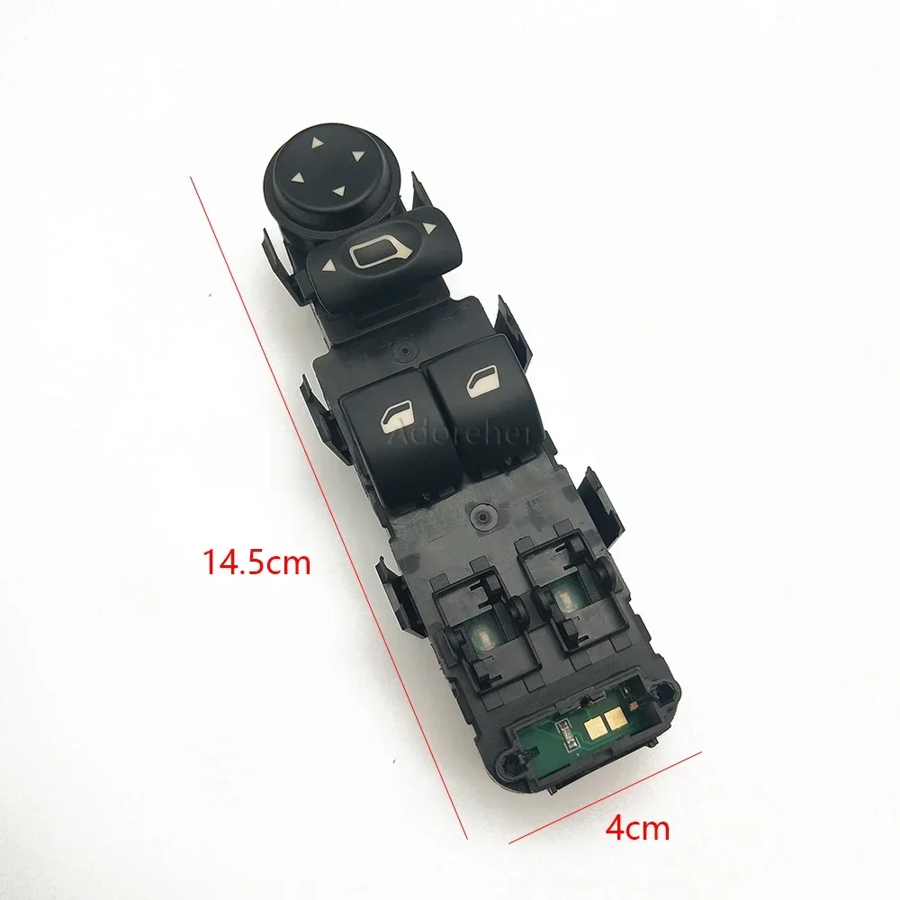 New High Quality Coupe Black window Switch Mirror Adjustment Switch Left For Citroen C4 LC 2004 2005 2006 2007 2008 2009 2010