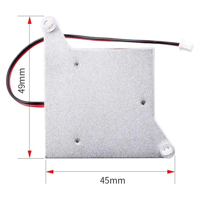 For Orange Pi5 Plus Spare Parts Accessories Aluminum Heat Sink Orange Pi5 Plus Motherboard Cooler With Fan All-In-One Heat Sink