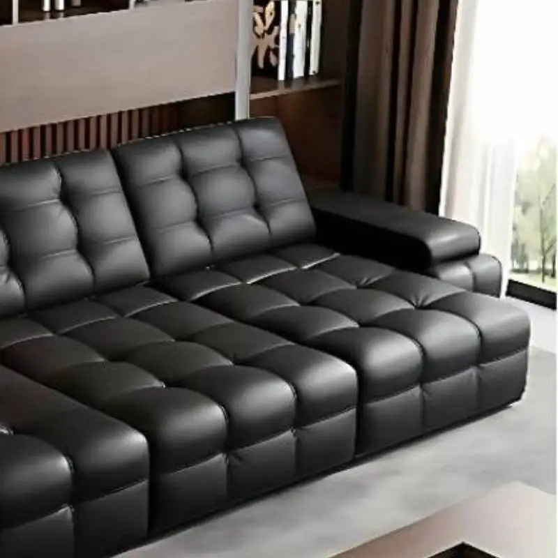 تصميم أرائك كرسي كهربائية سوداء باللون البني أرائك غرفة المعيشة ذات جودة إيطالية رخيصة أثاث فاخر وحديث من Banken Woonkamer