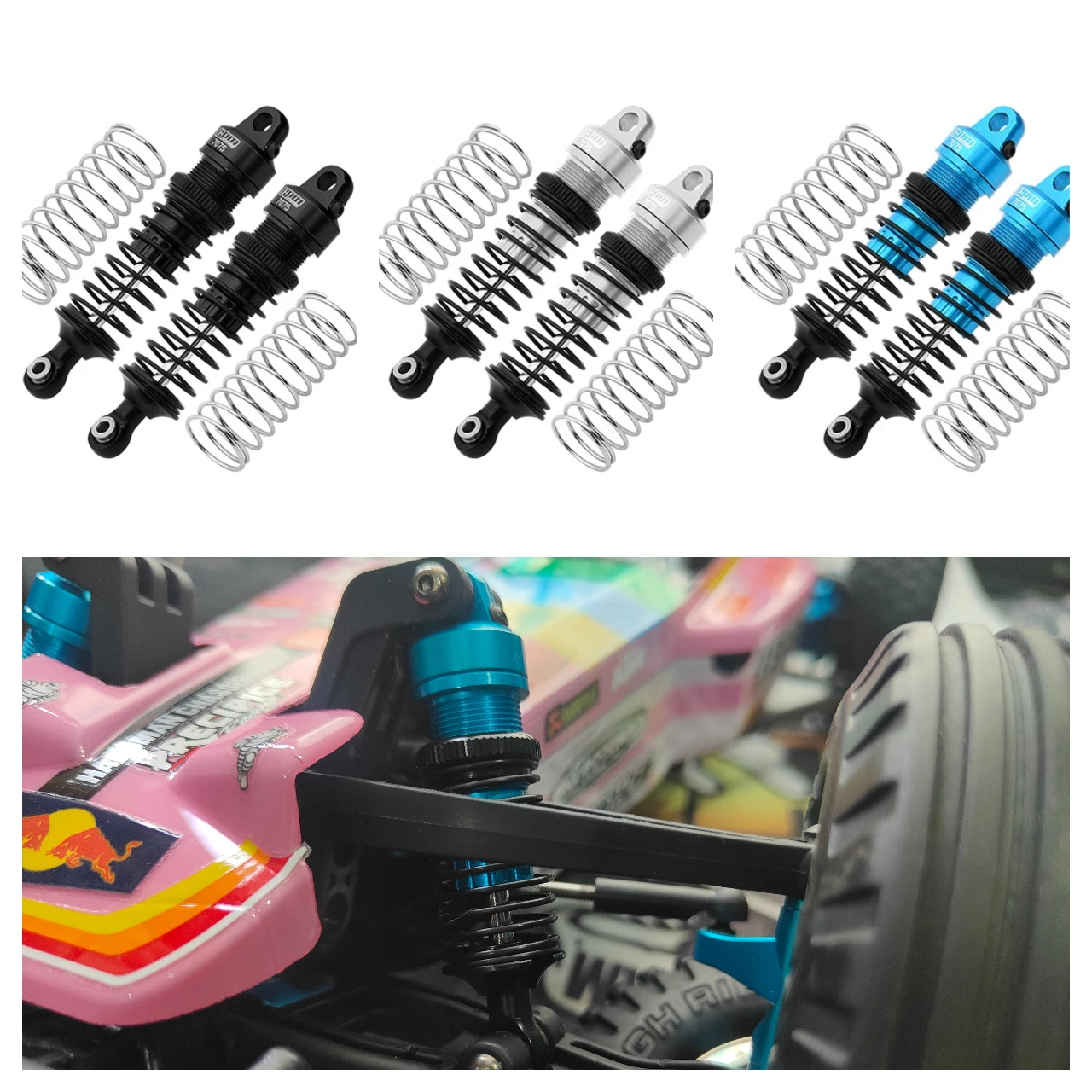 

Алюминиевый передний демпфер GPM 7075 70 мм для TAMIYA 1/10 BBX BB-01 54504
