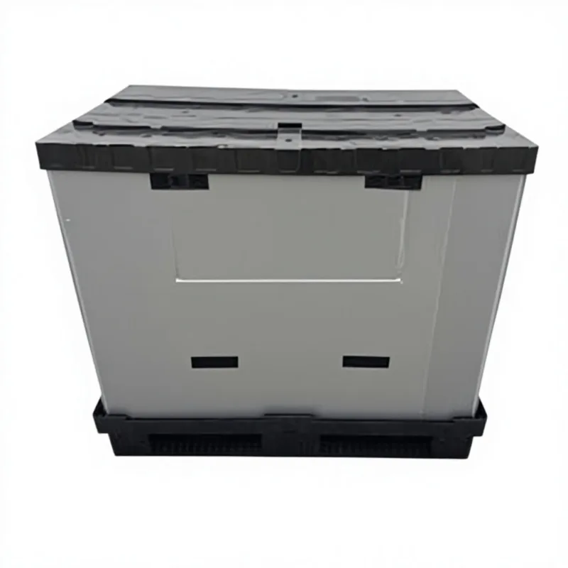 Plastic PP Foldable Stackable Perforated Nested Heavy Duty Environmentally Friendly Recyclable Bin