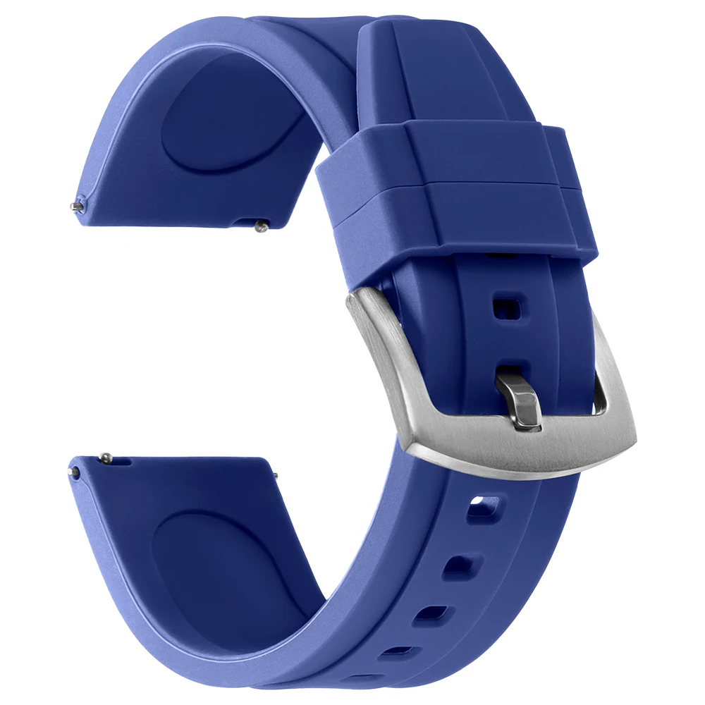 20mm 22mm Universelles wasserdichtes Gummiband für Rolex für Armani für Omega Armband Sport Silikon Uhrenarmband für Seiko Armband – Detail 34