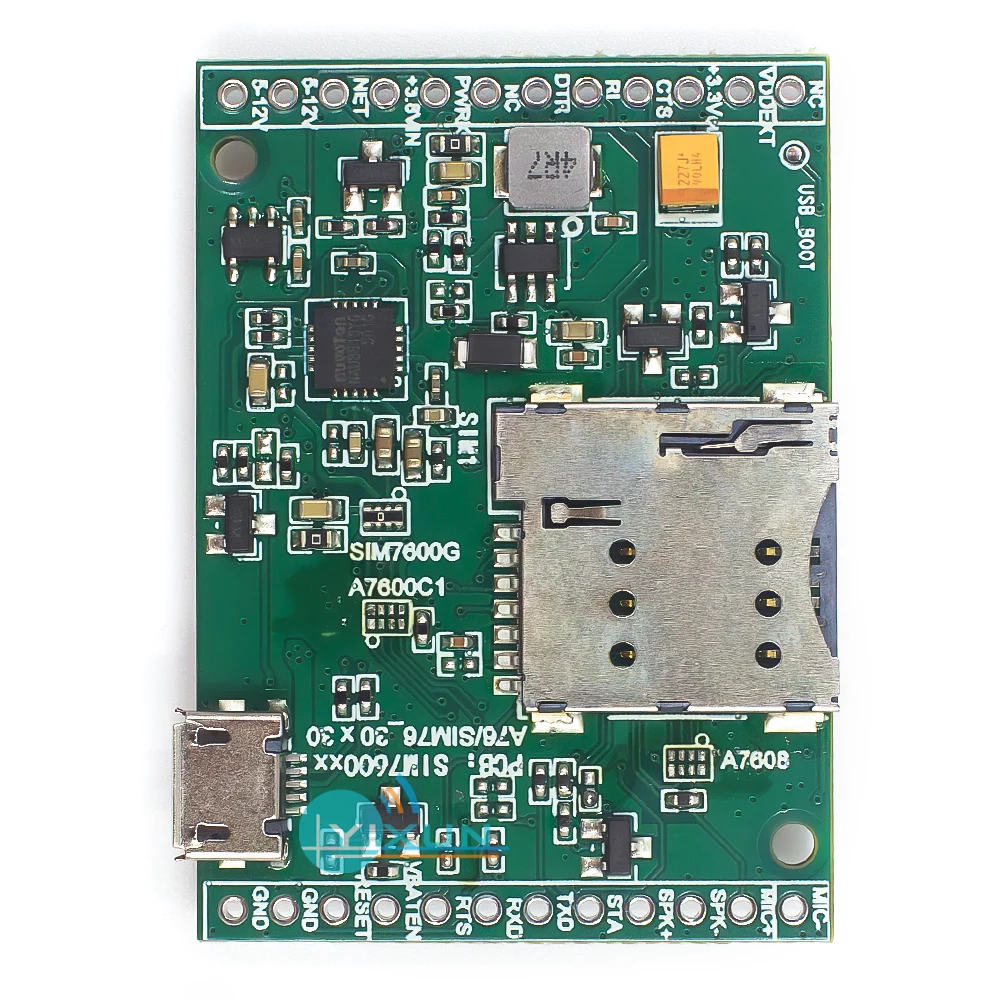 SIM7600G LTE Cat1 Module Core Board Multi-Band LTE-FDD/LTE-TDD/HSPA+ GSM/GPRS/EDGE LTE CAT-1 Module Downlink 10Mbps