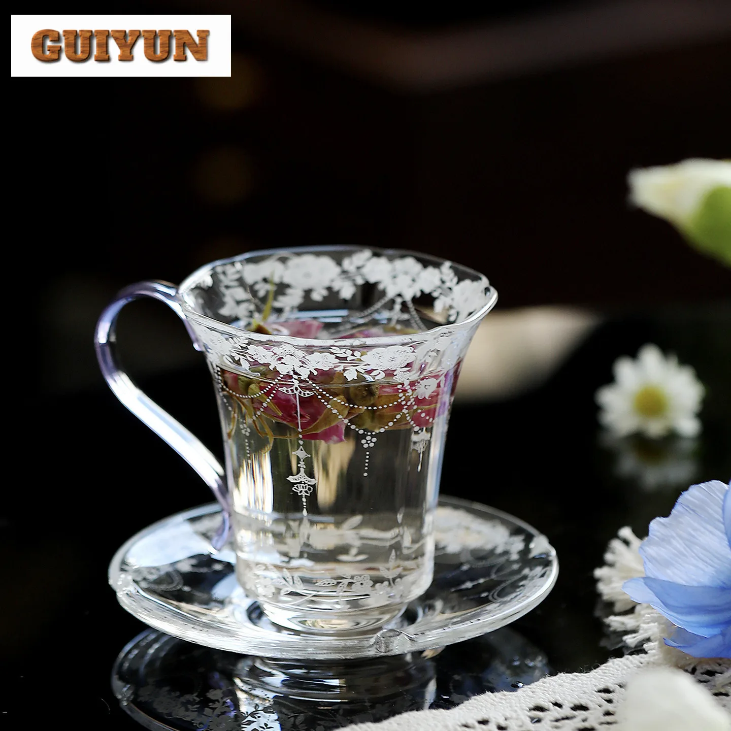 

150 мл кофейная кружка из боросиликатного стекла с тарелкой, чашка для капучино, латте, кружка для послеобеденного чая, домашняя чашка, комплект блюдца, посуда