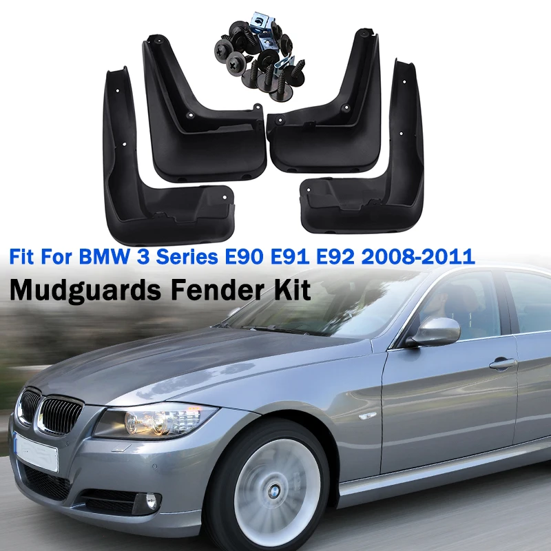 

Rhyming Mudguards Fender Kit Wheel Mud Flaps Splash Guards Fit For BMW 3 Series E90 E91 E92 2008 - 2011 Car Accessories 4pcs