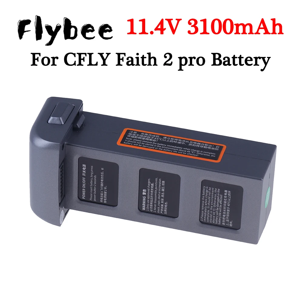 

Drone Battery For C-FLY Faith2 Pro RC Quadcopter 11.4V 3100mAh Battery for RC Faith 2 Pro Drone Battery Spare Parts Accessories