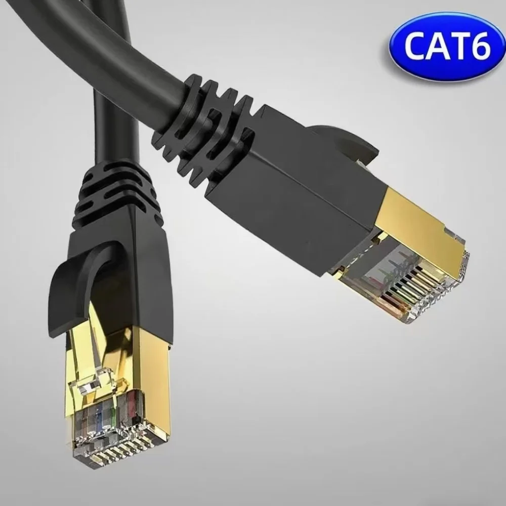 Câble réseau Rj45 Cat 6 Ethernet Cat6 LAN Internet 20Gbps 1000Mhz pour routeur Ps4 PC portable 1m - 5m 10m 15m 20m 30m