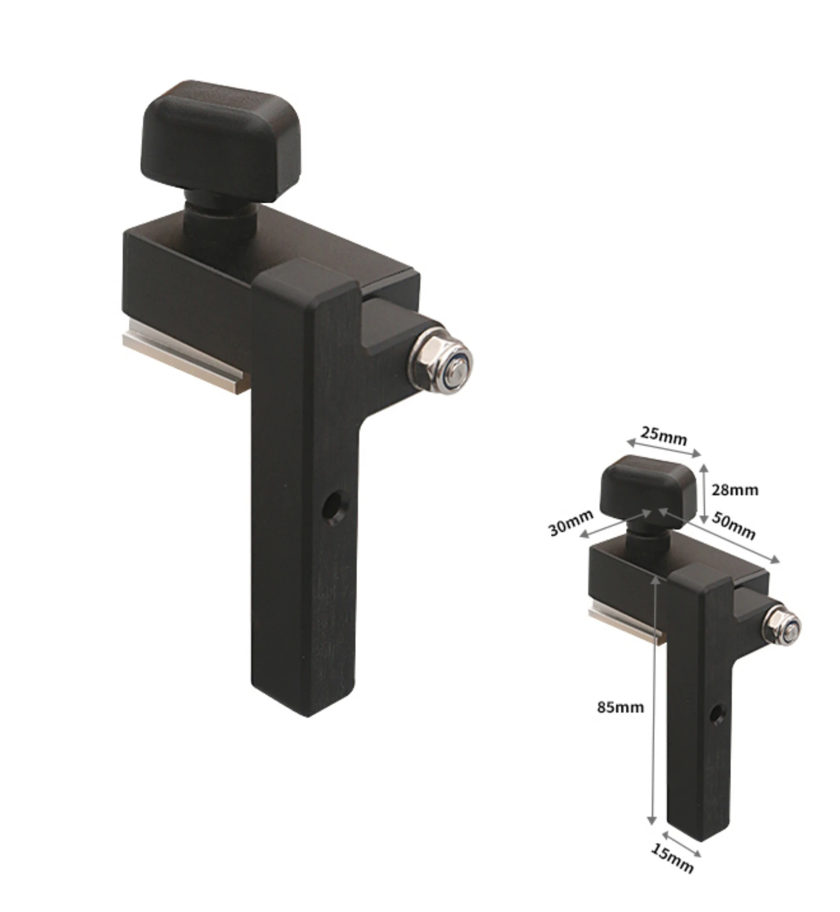 Miter Track Stop for T-Slot T-Tracks, Increase Square Shape Knob for you to choose