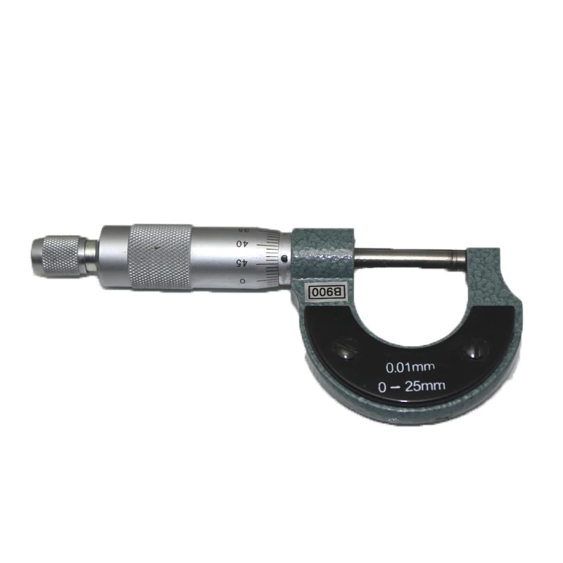 

Outside Micrometers Painted Frame Range 0-25mm High Quality Carbide Tipped Measuring Faces 0.001mm