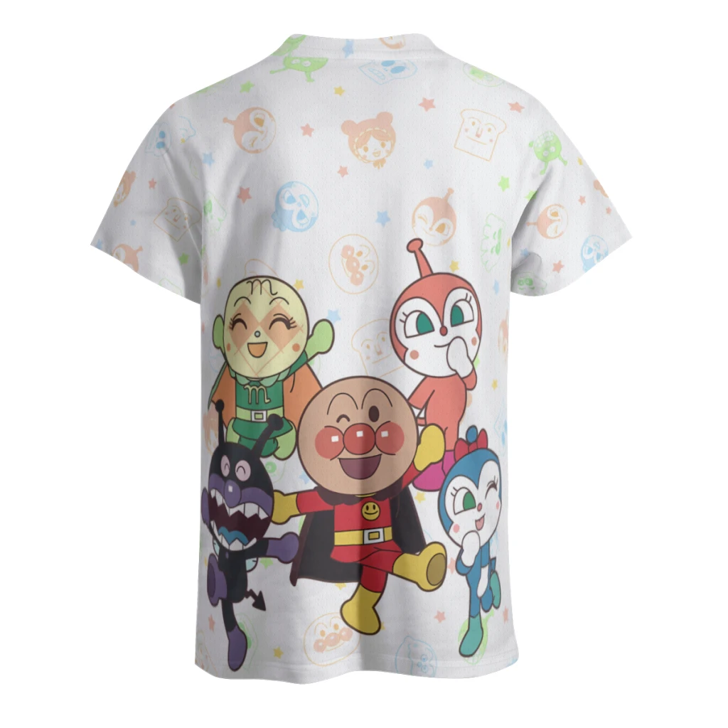 Anpanman T Shirt Men Women Summer O-neck Cotton Short Sleeve T-shirts Clothes Clothing Tee