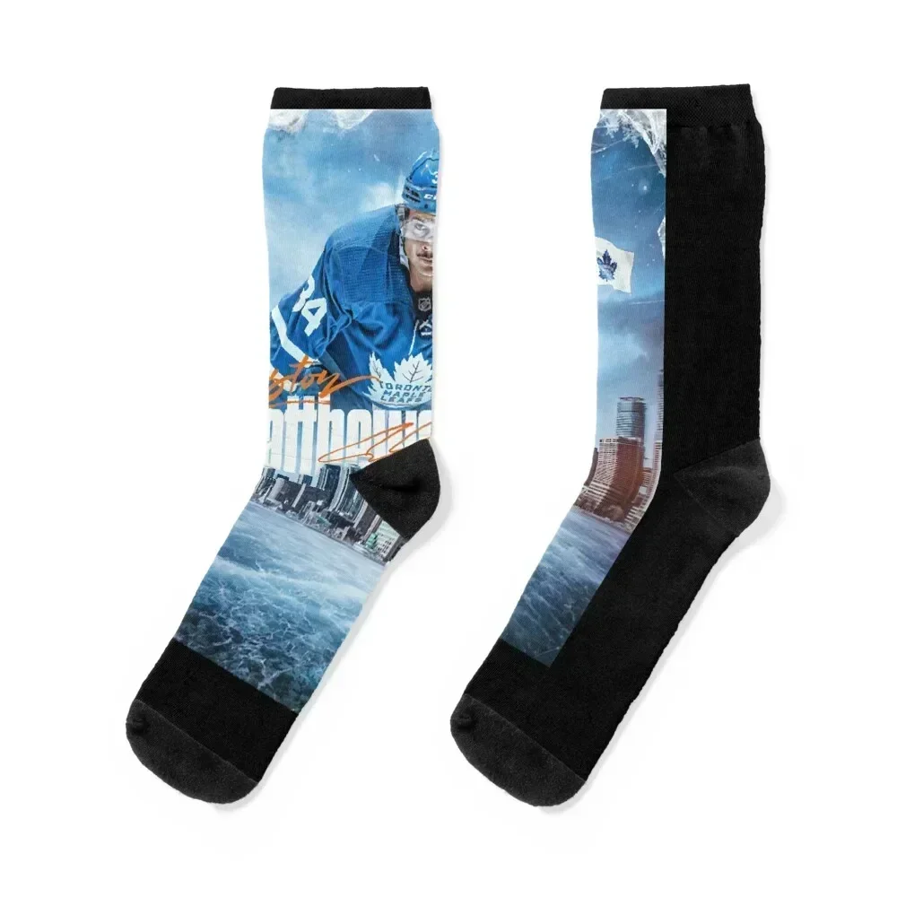

Auston Matthews Socks Heating sock loose custom essential Socks For Man Women's