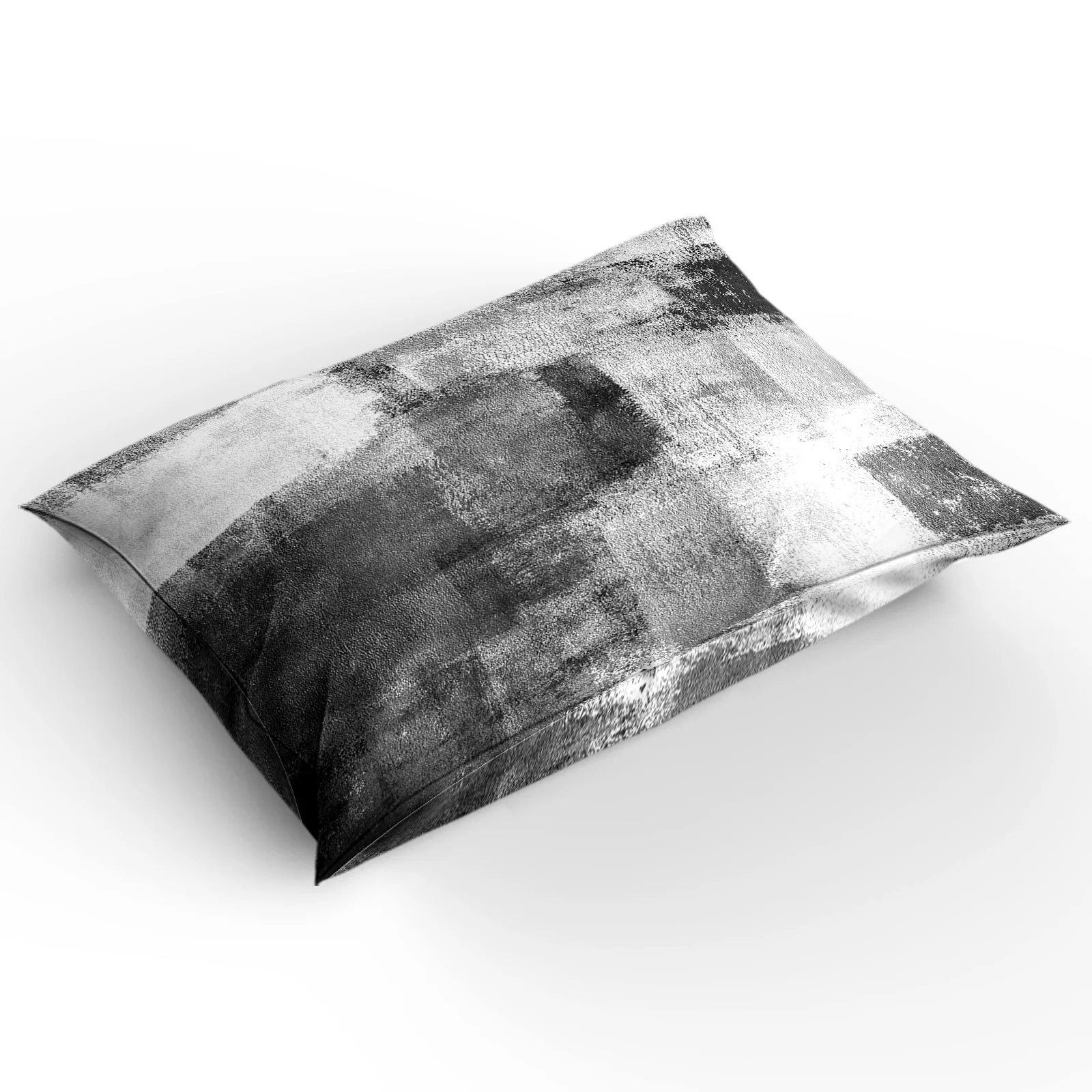 Oil Painting Abstract Black And White Grey Comfortable Household Goods Bedroom Bed Luxury Duvet Cover 2/3/4 Pieces