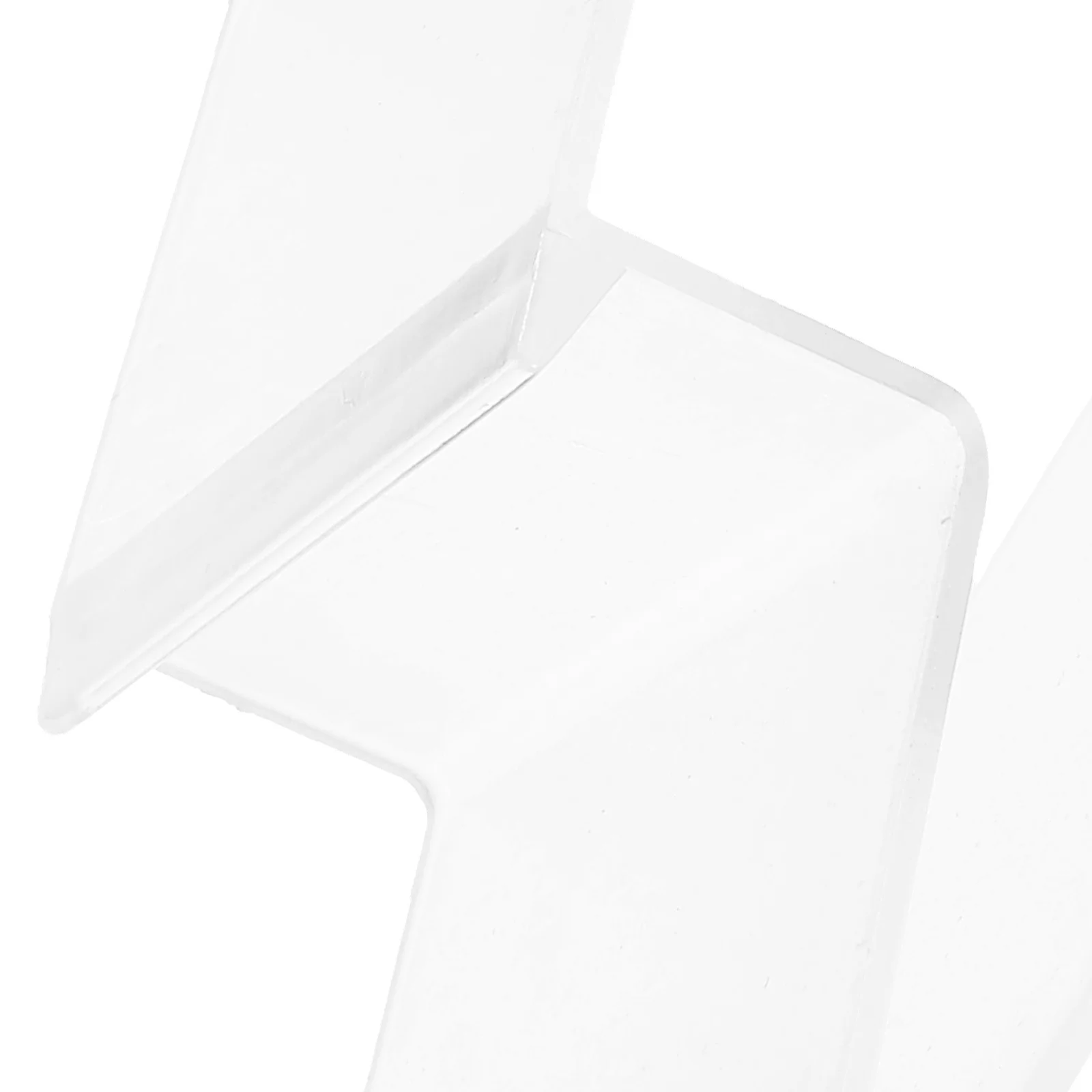 

Acrylic Wallet Display Rack Ladder Shape Stand Transparent Organizer for Home Mall Countertop Showcase Jewelry Glasses