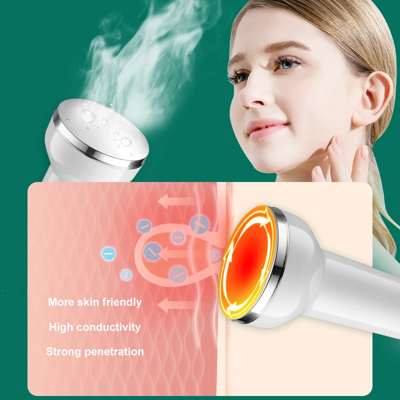 VLVEE Ultrasonic Facial Beauty Device Cleansing Face Skin Rejuvention and Tightening Anti Wrinkle Facial hydration Home beauty