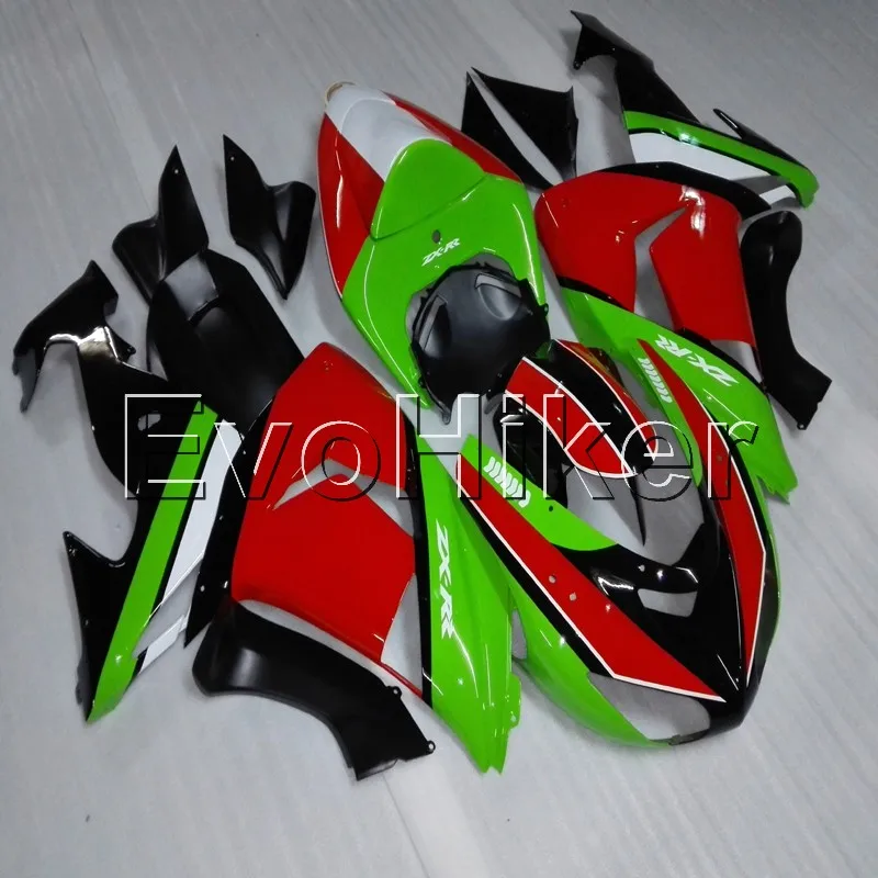 

Обтекатель для литья под давлением для ZX10R 2006 2007 красный зеленый ZX 10R 06 07 ABS комплект пластиковых деталей кузова