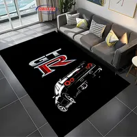 3D GTR Racing Car Carpet for Living Room and Bedroom Household Items, Children's Room Sofa Mat,Doormat Floor  Anti-slip Rug Gift