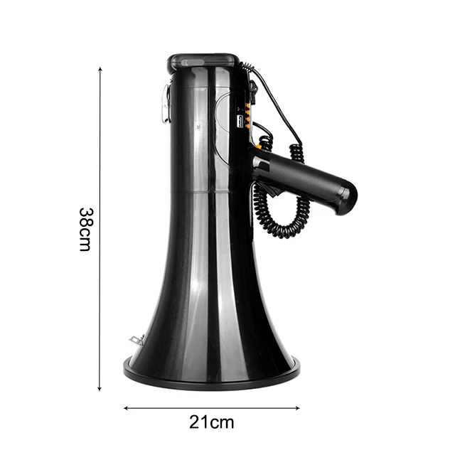 China Megaphone Rechargeable 100W Loudspeaker Outdoor Megaphone With Sd Card And Recharge