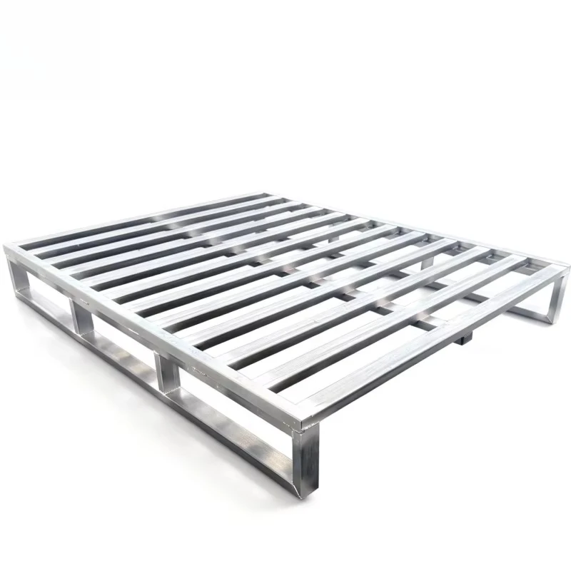 

Low carbon steel tray, steel Q235 1200KG load-bearing capacity, powder coating, stackable, recyclable