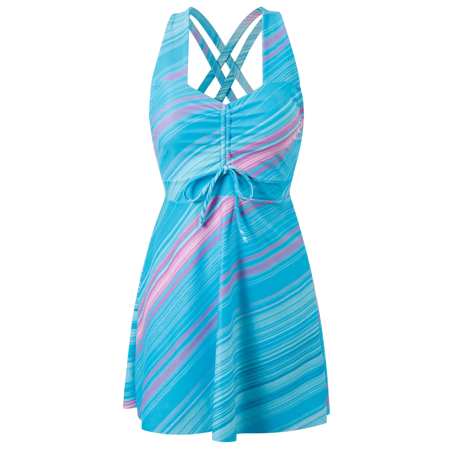 2025, neuer geteilter Badeanzug, flache Eckhose, schlanker und konservativer Badeanzug für Damen, Tankini