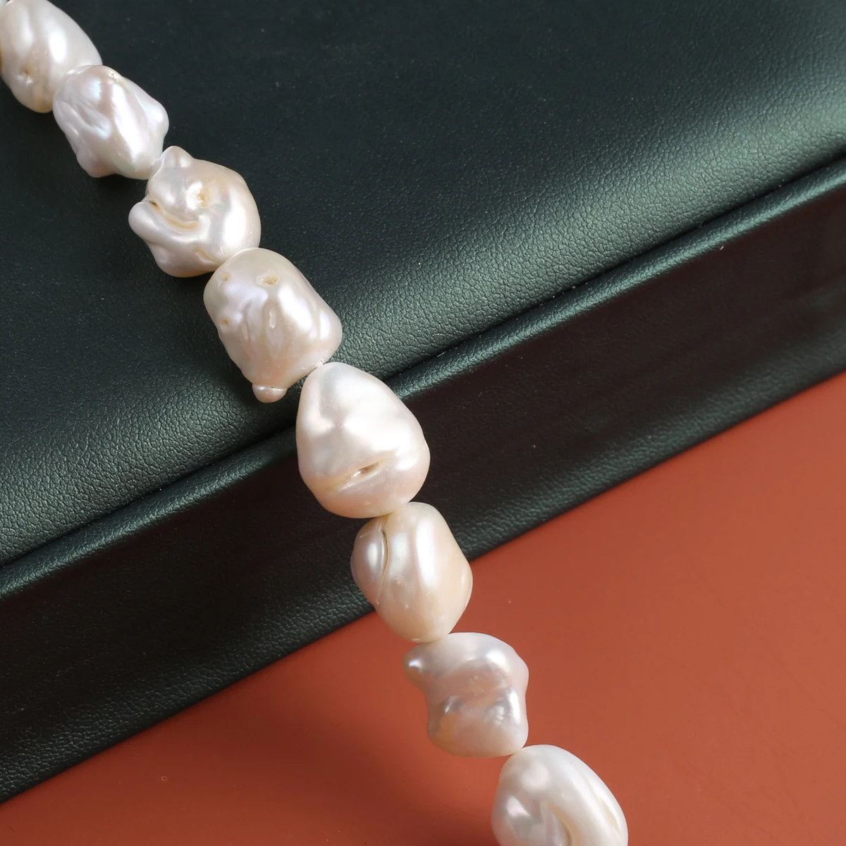 Natural Pearl Large Shaped Bead Exquisite Shape Elegant Appearance for DIY Jewelry Making Handmade Bracelet Necklace Length 36cm