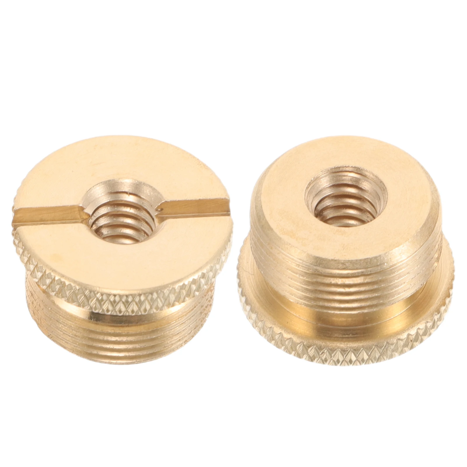 

2pcs Condenser Microphone 1/4 Female to 5/8 Male Copper Screw Adapter Desktop Boom Arm Stand Mic MountBracket Recording Live