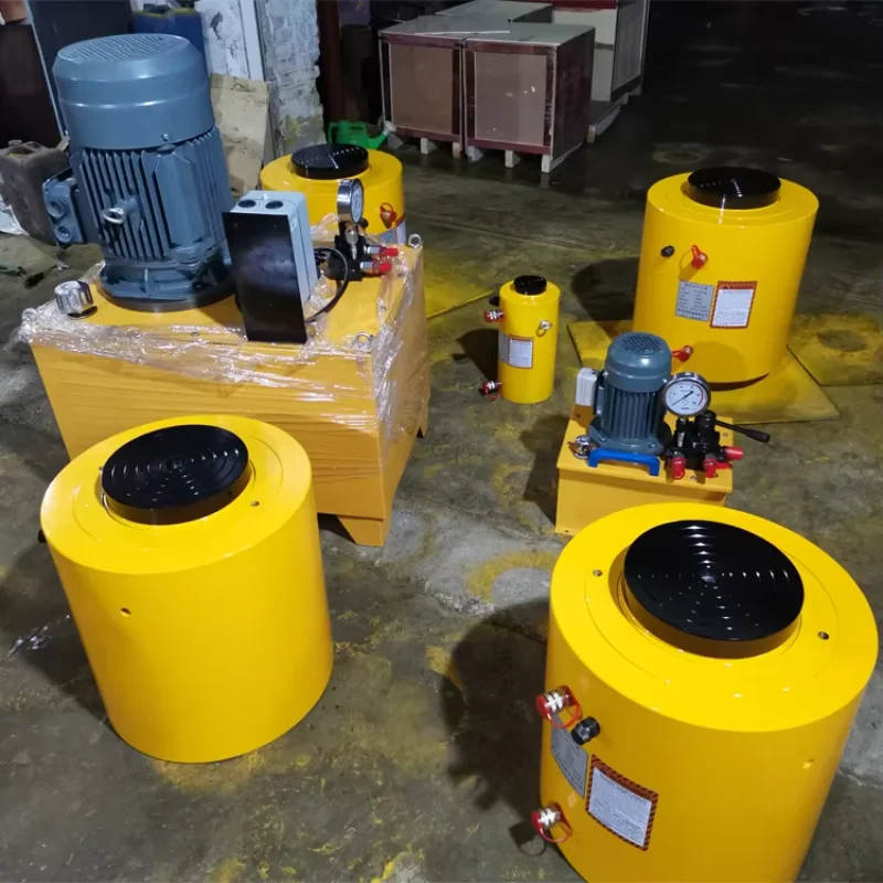 رافعة هيدروليكية لاختبار تحميل الكومة 500 طن #6