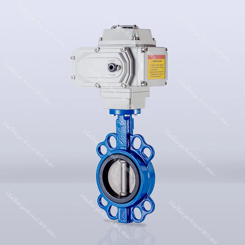 Electric Flange Butterfly Valve D971X-16 Clamp Soft Seal Water Valve Actuator Valve DN50 65 80 200