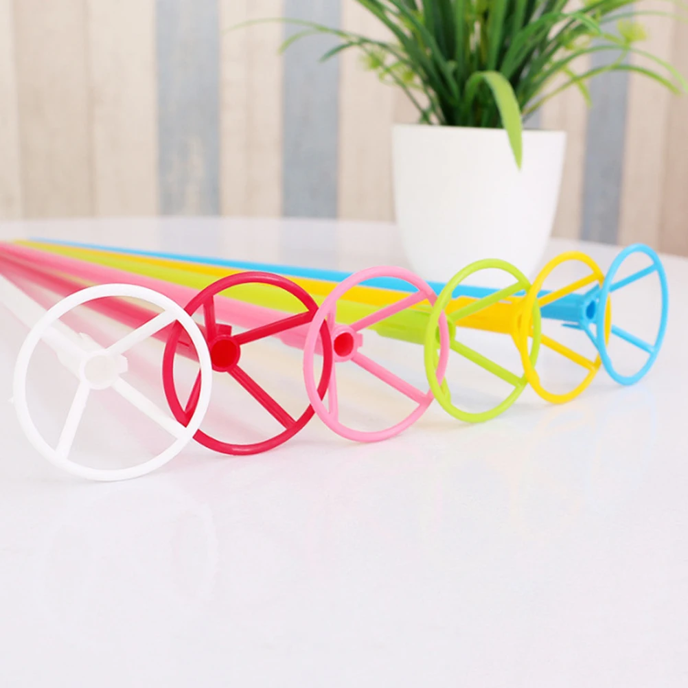 

10pcs Colorful Sticks Holders With Cups For Wedding Party Birthday Festival Decoration Balloon Stick Holder Balloon Cups