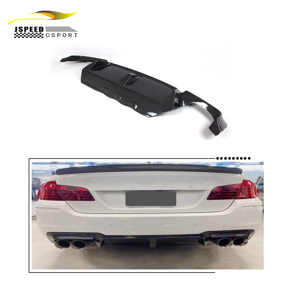 

Suitable for The JCSPORTLINE carbon fiber rear bumper lip diffuser spoiler Suitable for the BMW F10 M5 sedan 2011-2016